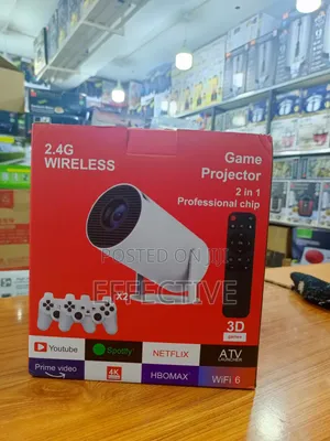 2-in-1 Wireless Game Projector.