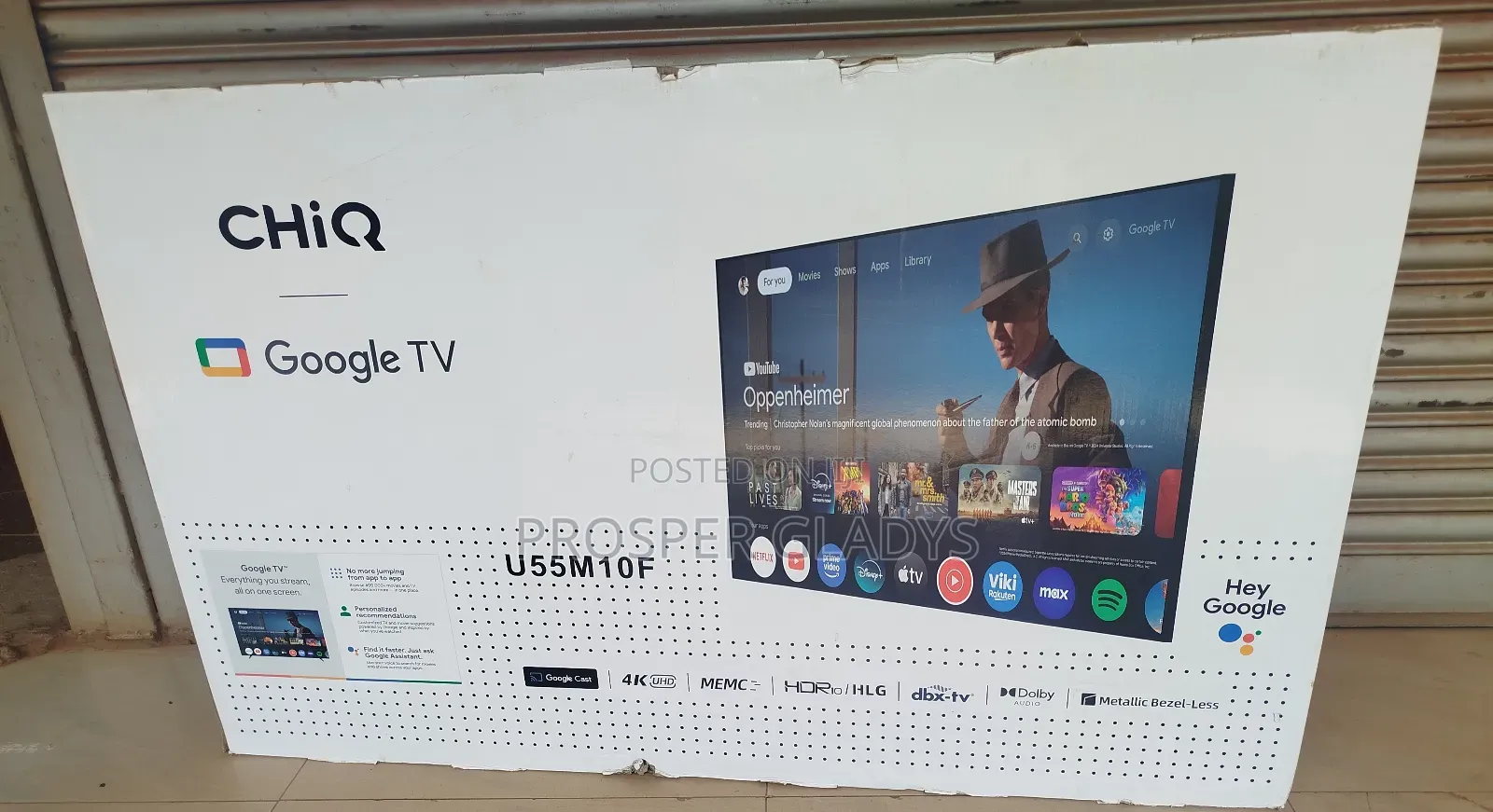 Chiq 55 Smart Android Digital Google Tv