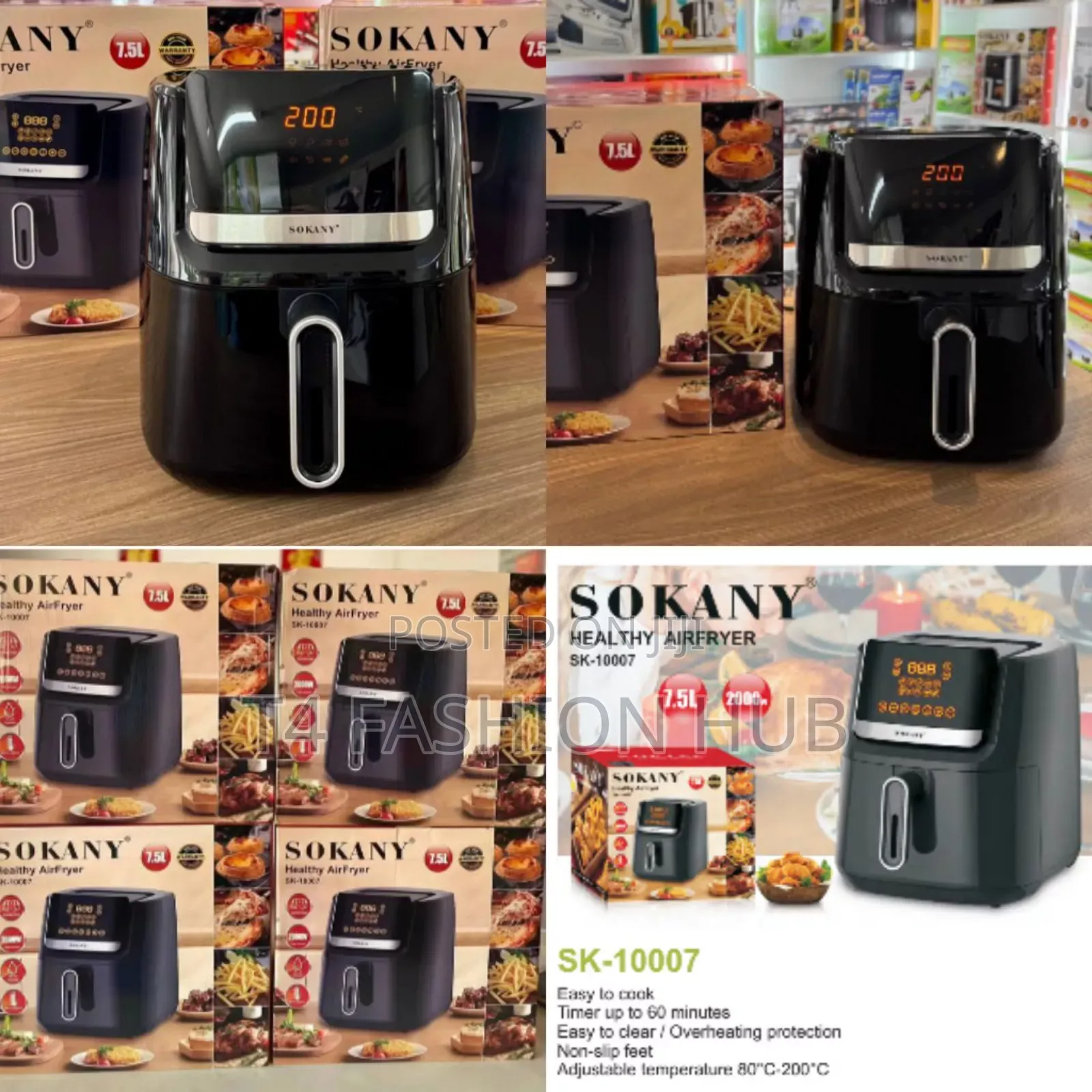Electric Air Fryers Available in Different Sizes