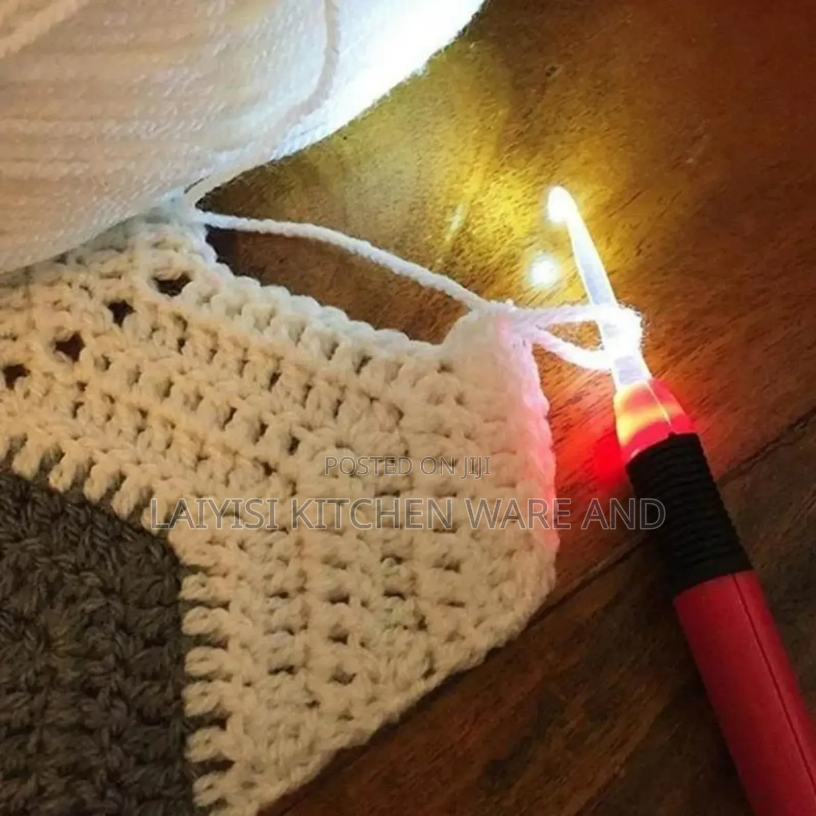 3mm Lighted Crochet Hook for Knitting, Crafts, and Sewing