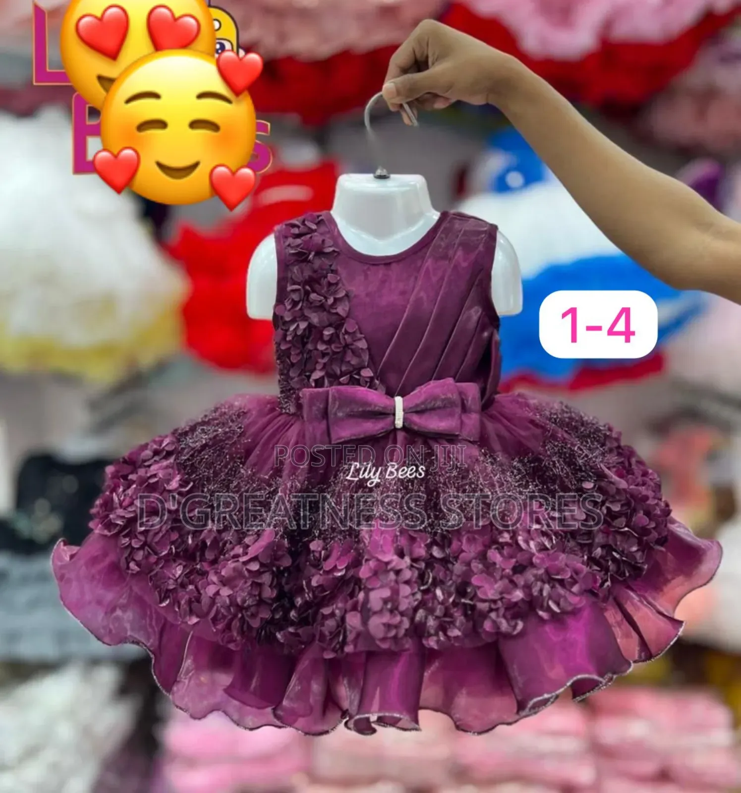 Girls Dresses 1 Year -4 Years