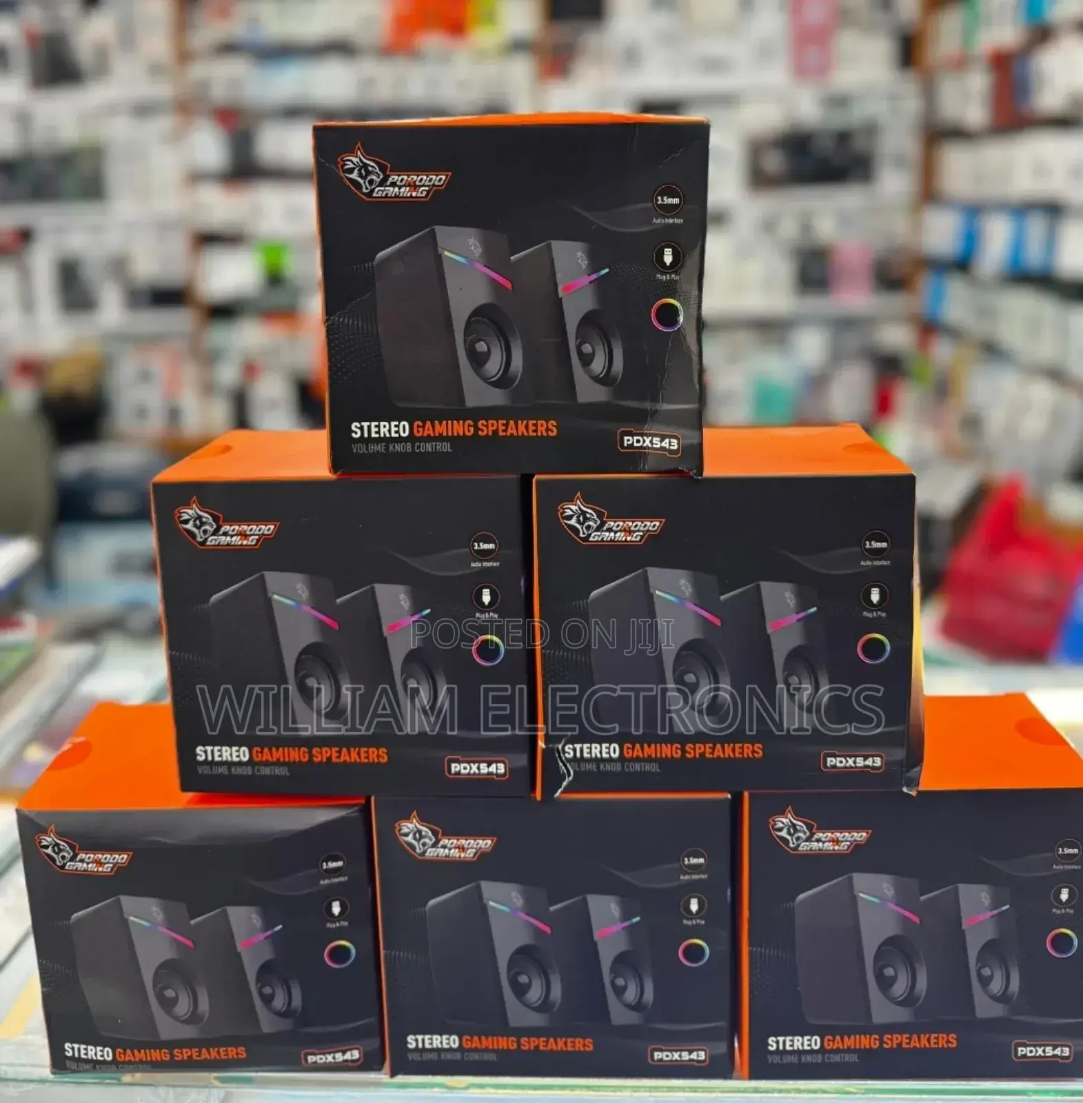 Porodo Stereo Gaming Speakers