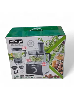 DSP 7-in-1 Food Processor 600w With Blender, Chopper, Juicer