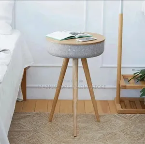 Louis Donné Smart End Table With Bluetooth Speakers