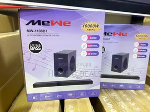 Mewe Mw-1102 Soundbar Speaker System  With Bluetooth Ac/Dc