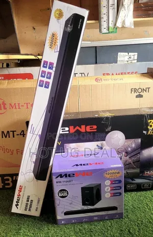 Mewe Mw-1102 Soundbar Speaker System  With Bluetooth Ac/Dc