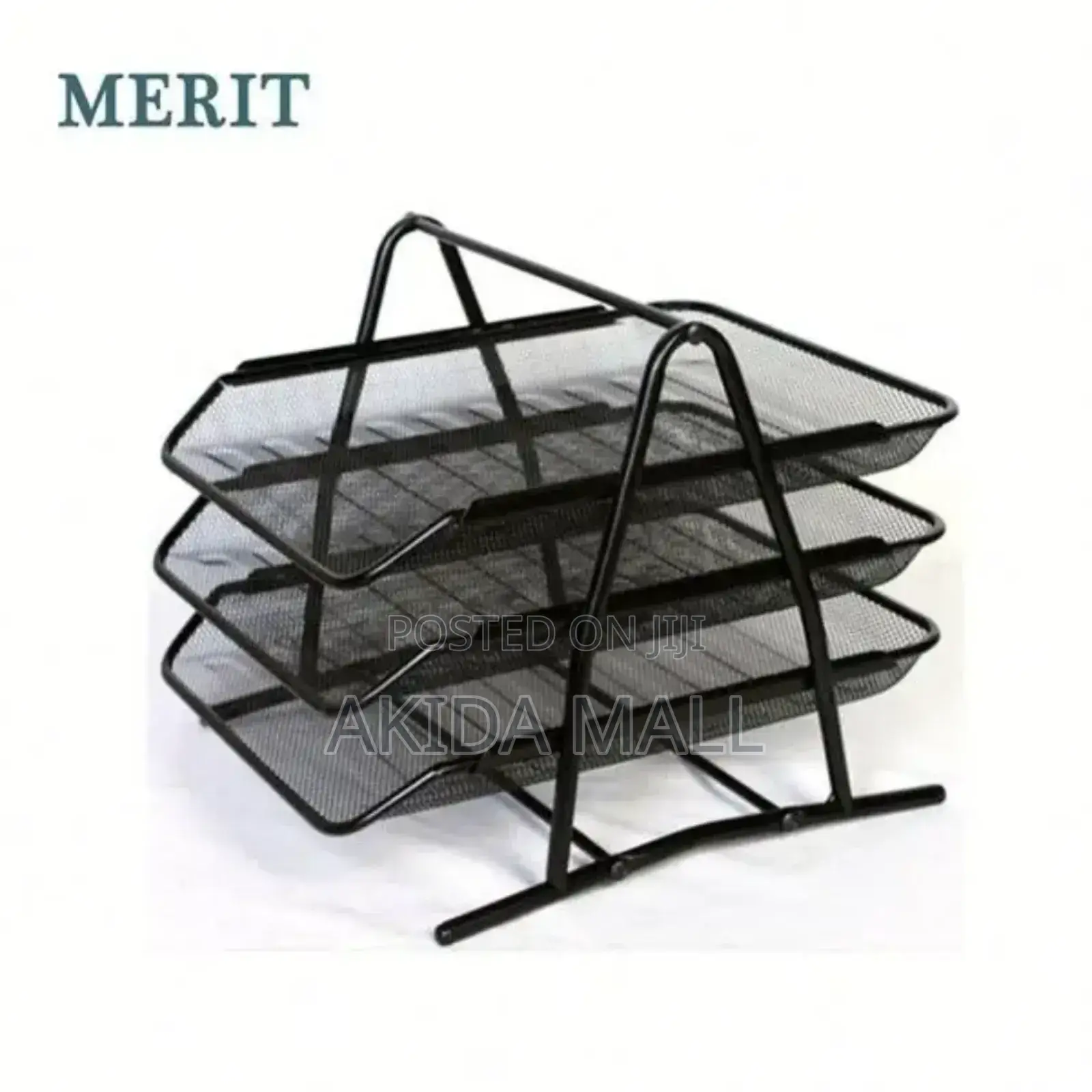 3tier Office Mesh File Tray Desk Document Organiser