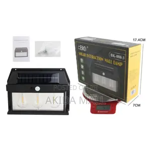 3bulbs Warm White Motion Sensor Solar Interaction Wall Lights