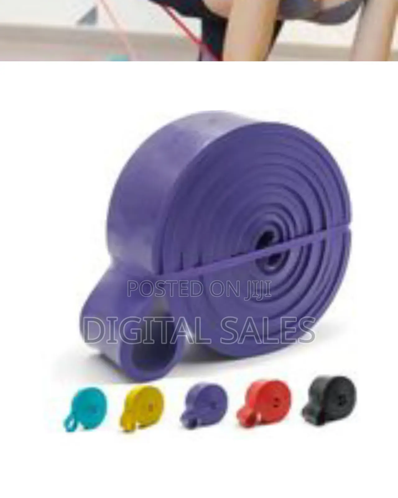 3 Set of Resistance Bands Pull Up Bands - Heavy Duty Rubber Loop