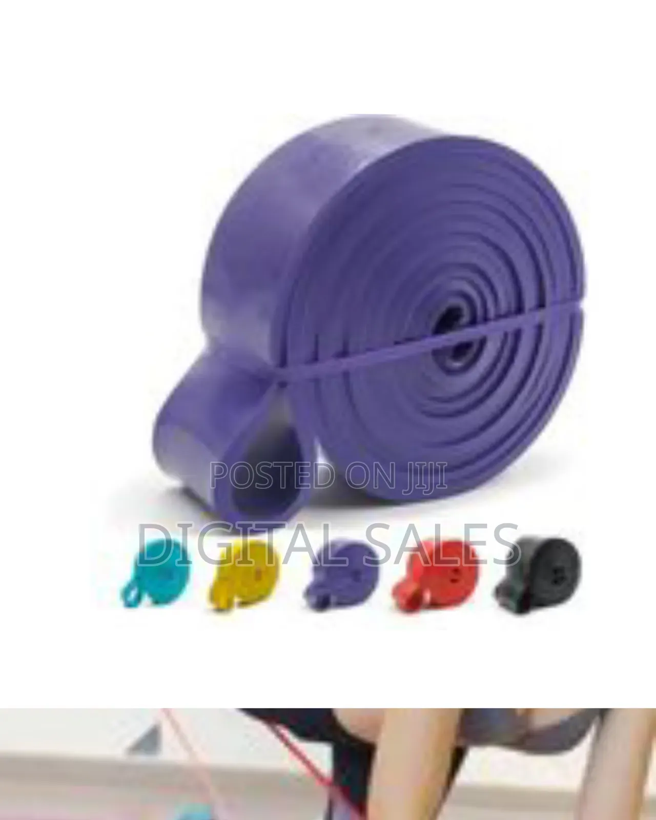 3 Set of Resistance Bands Pull Up Bands - Heavy Duty Rubber Loop