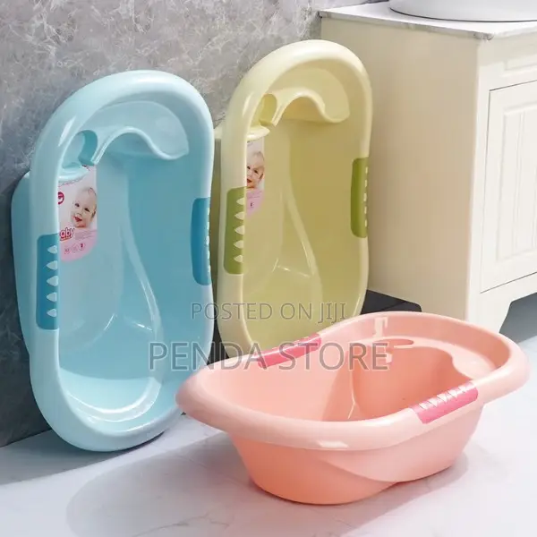 Baby Basin Plastic Blue – Durable and Safe Baby Basin
