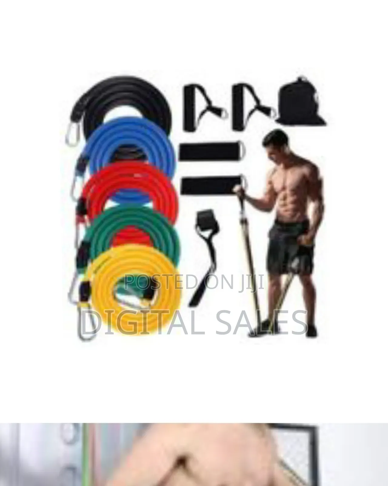 Resistance Bands Set - 11pc, Exercise Bands for Men/Women With Tubes