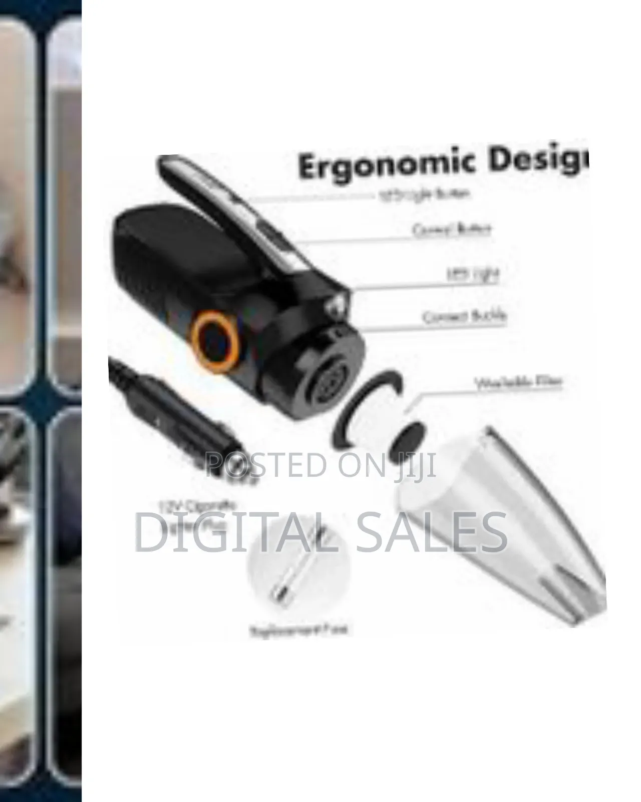 Car Vacuum Cleaner, Handheld Vacuum High Power 8000pa, Mini Portabl