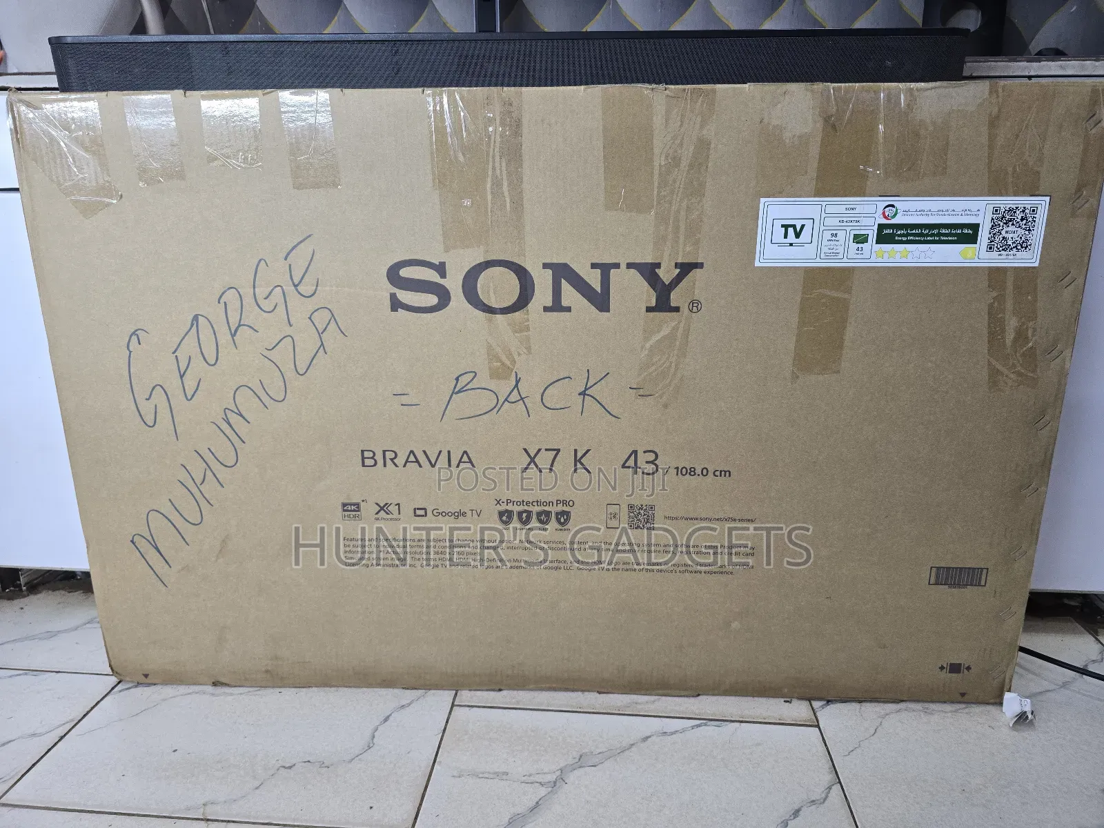 Sony Bravia 43 Inch Smart Uhd Google Tv Wiz Bluetooth Apple Airplay