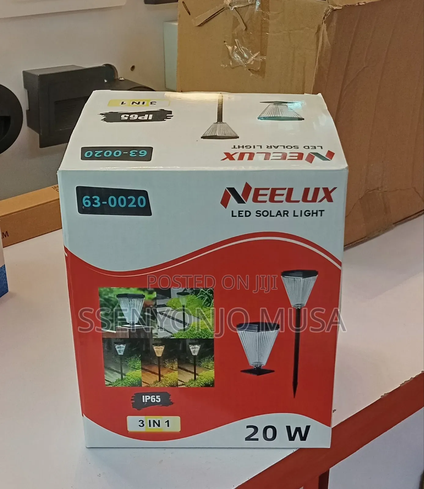 Neelux Led Solar Garden Lights – Outdoor/Compound With Auto On/Off