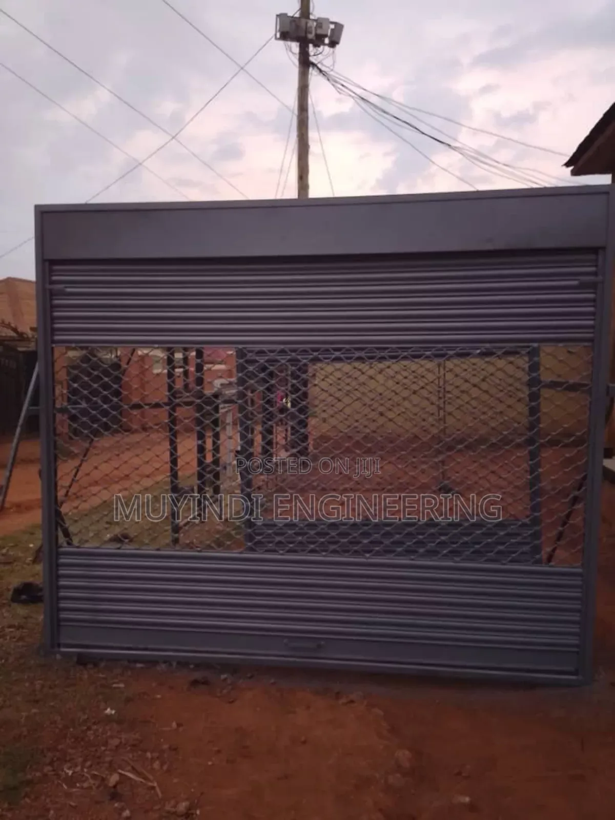 Grill Net Rolling Shutter Door 9x9ft