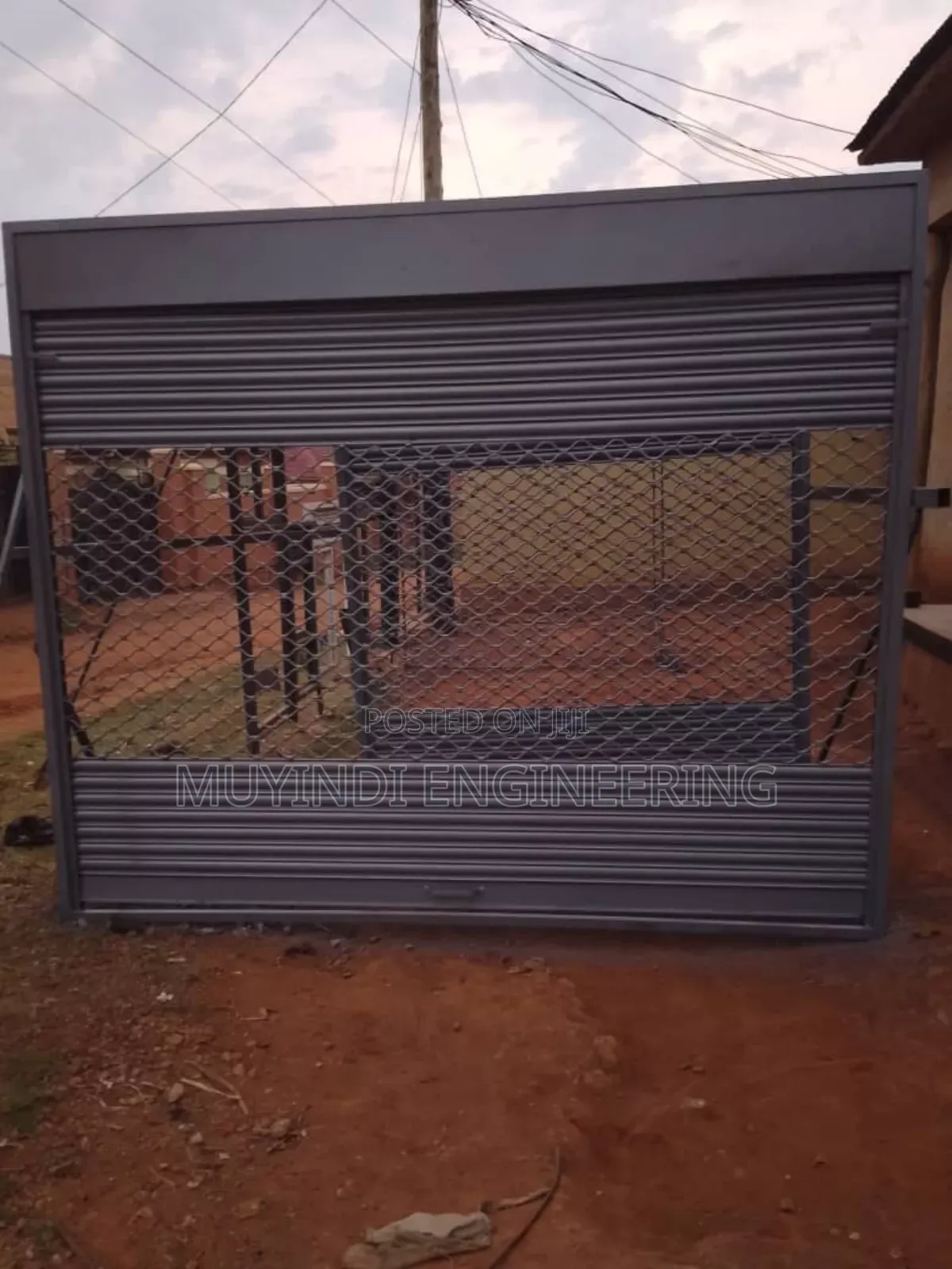 Grill Net Rolling Shutter Door 9x9ft