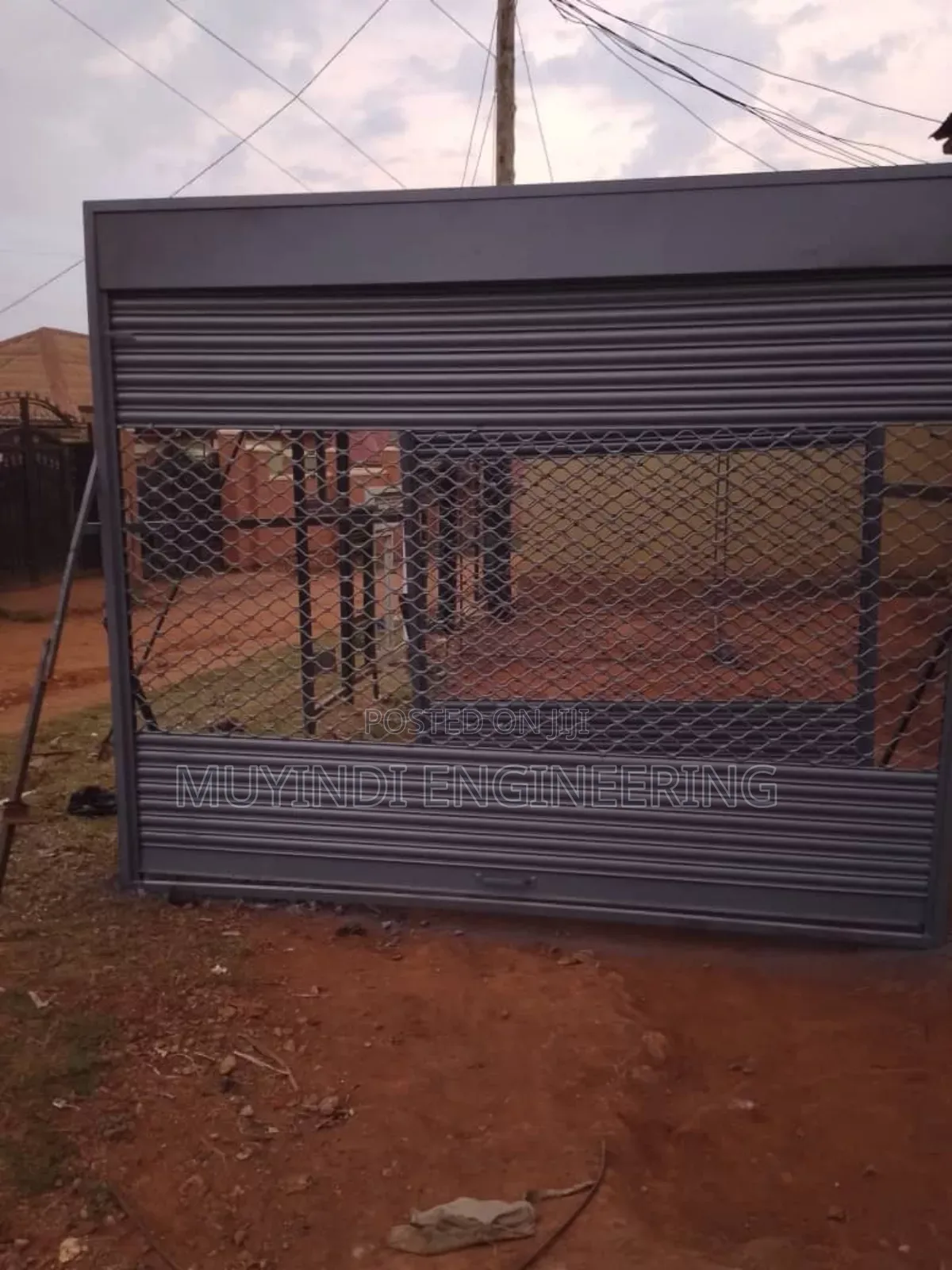 Grill Net Rolling Shutter Door 9x9ft