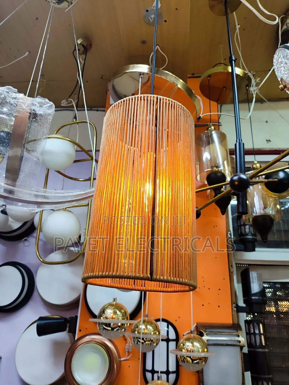 Commercial Pendant Brown Light