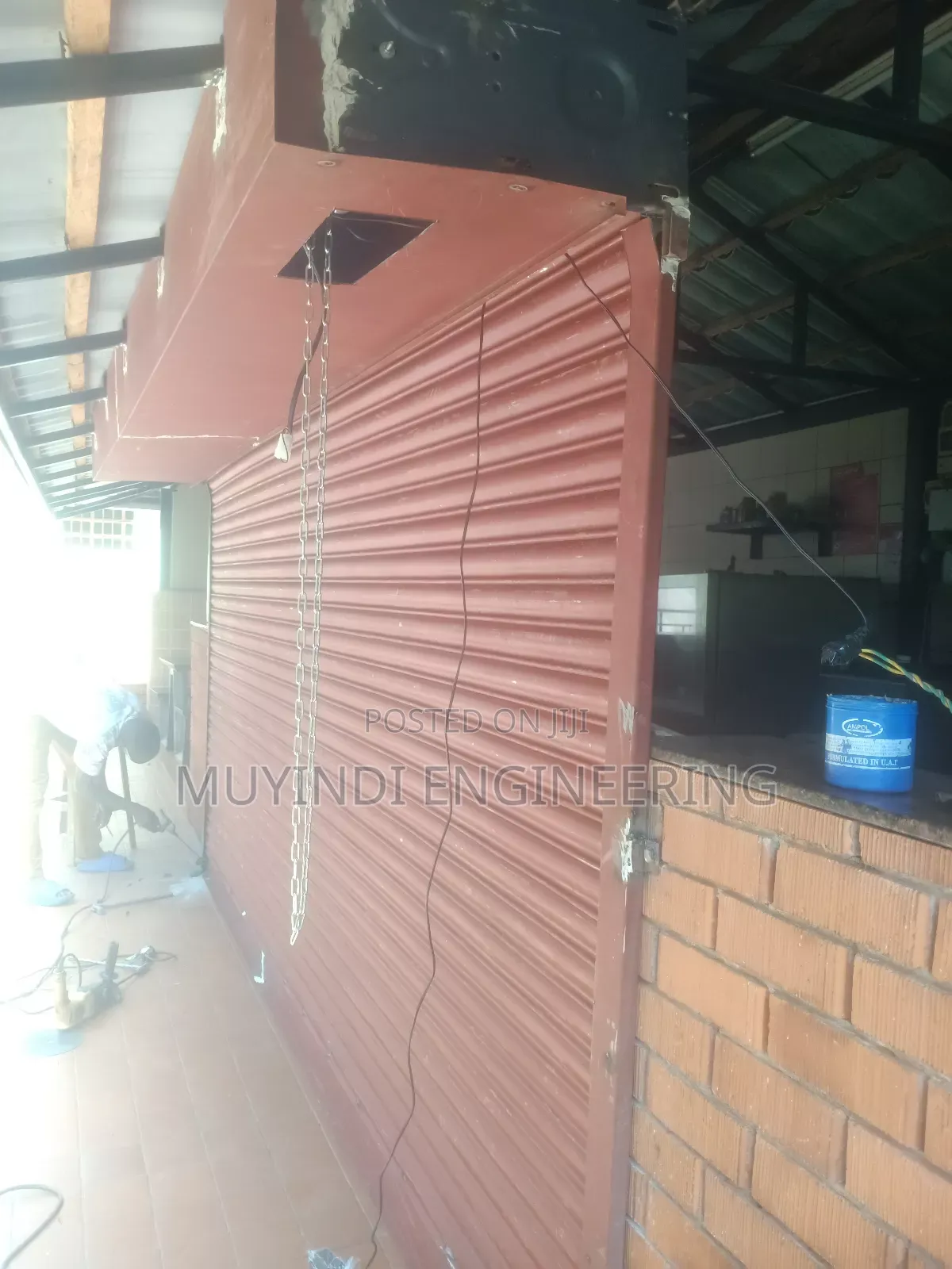 13x9ft Electric Motor Shutter Door