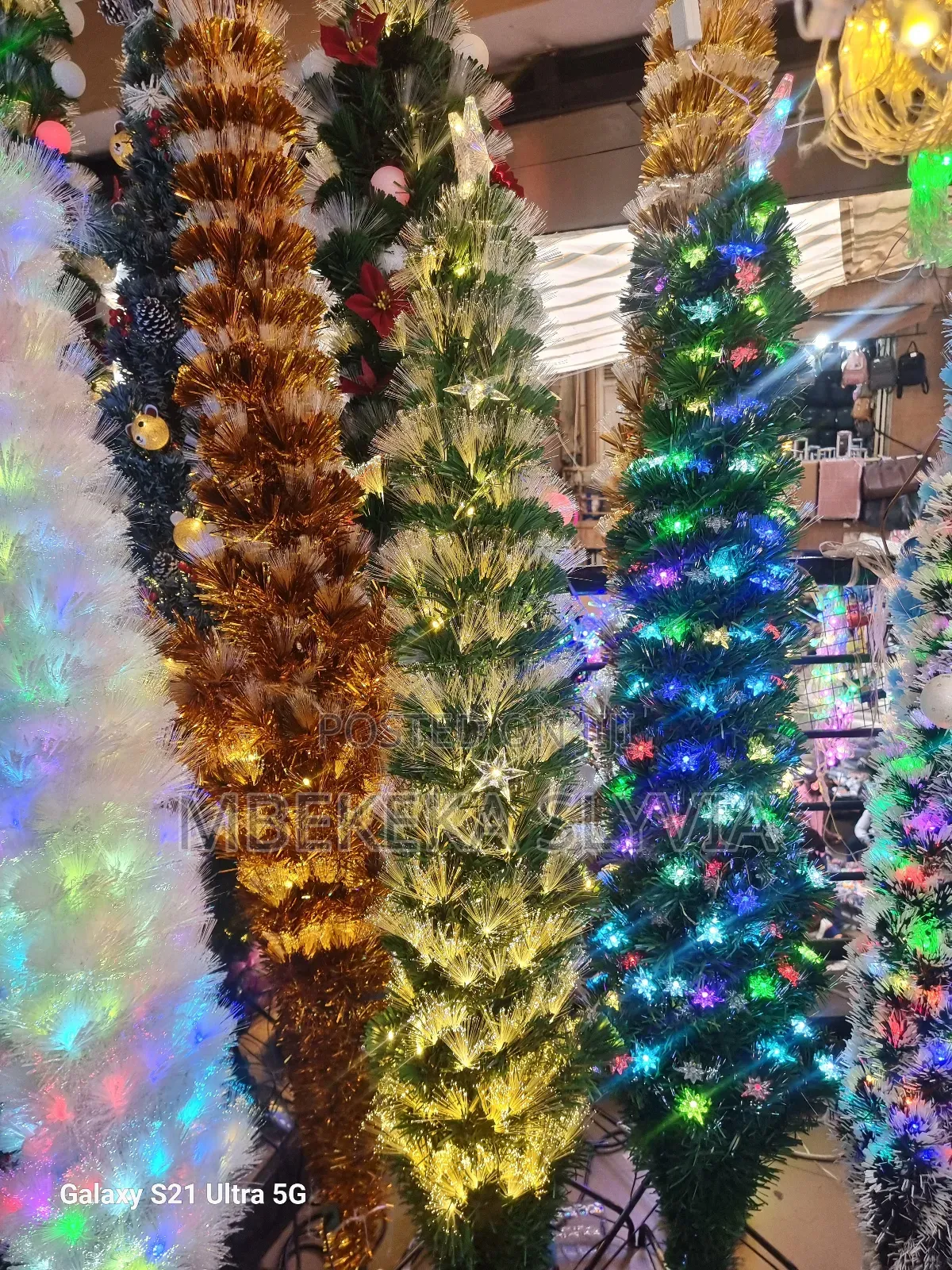 1.5ft Christmas Tree With Lights/Green Christmas Tree Home Accessory