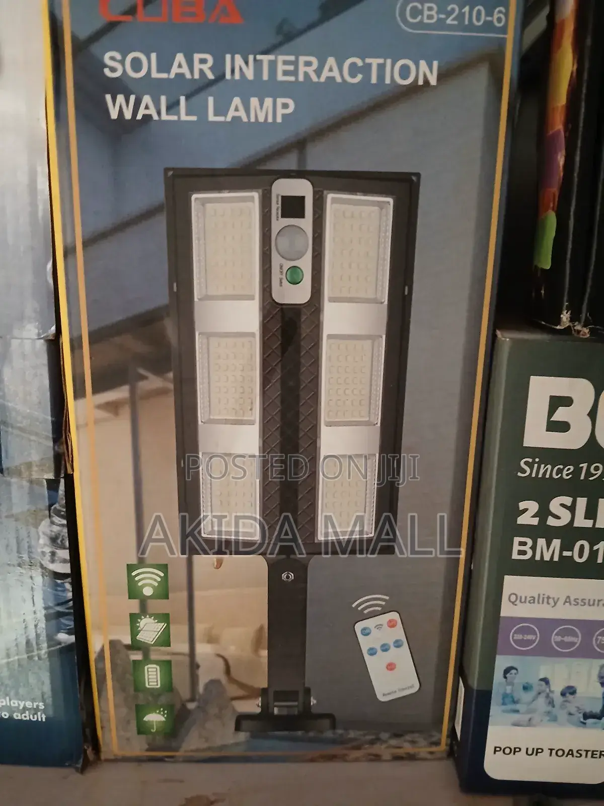 Waterproof Mini Solar Interaction Wall Lamp