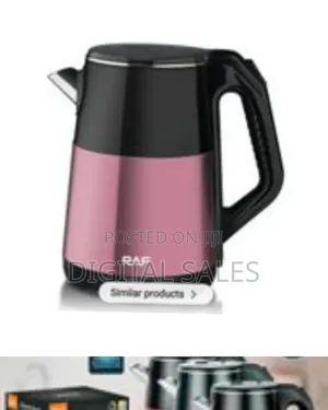 Raf 2.5l Electric Stainless Steel Cordless Kettle Double Layer Tea