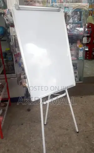 Flipchart Stand With 90x60cm Dry Erasable Magnetic Whiteboard