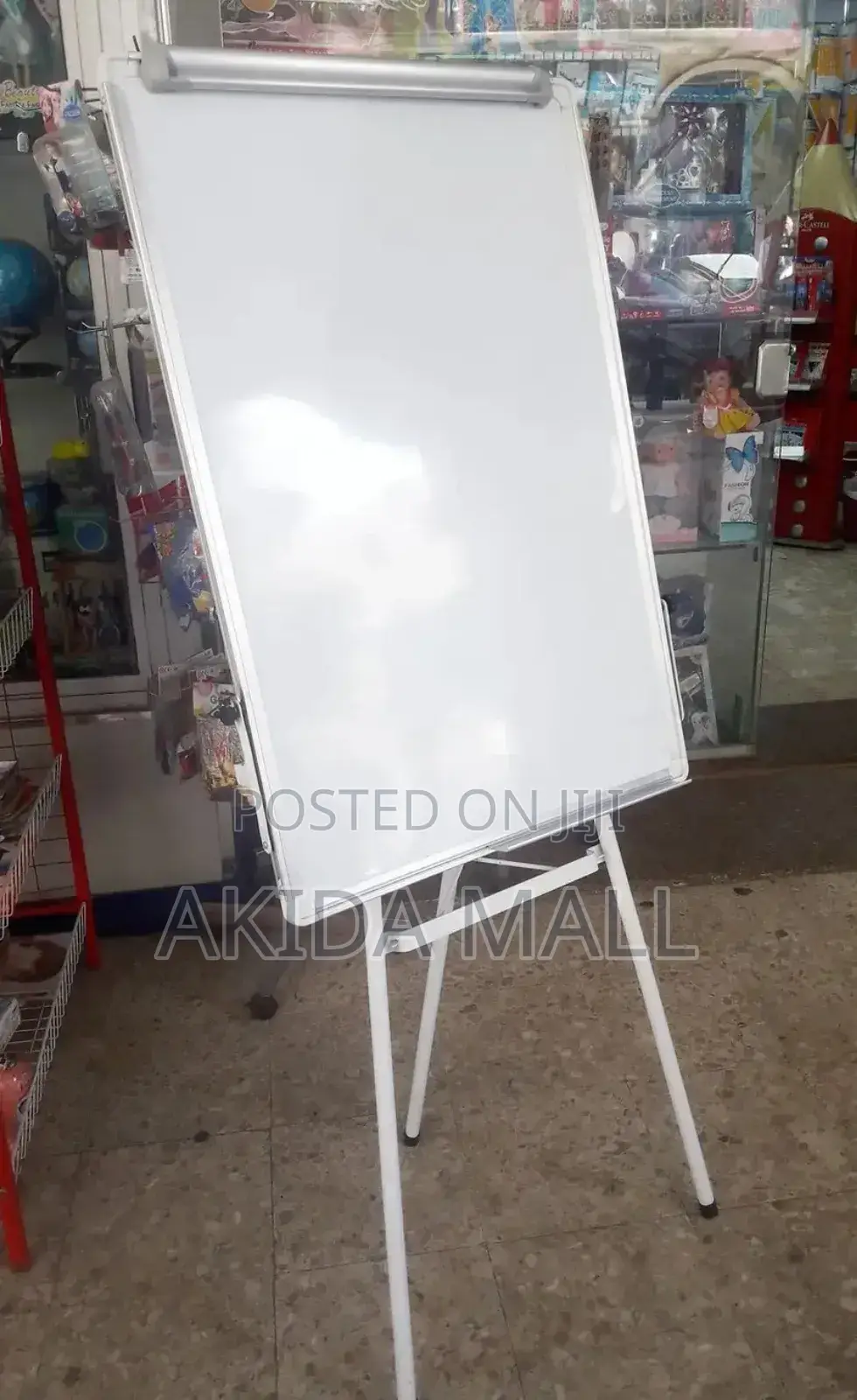 Flipchart Stand With 90x60cm Dry Erasable Magnetic Whiteboard