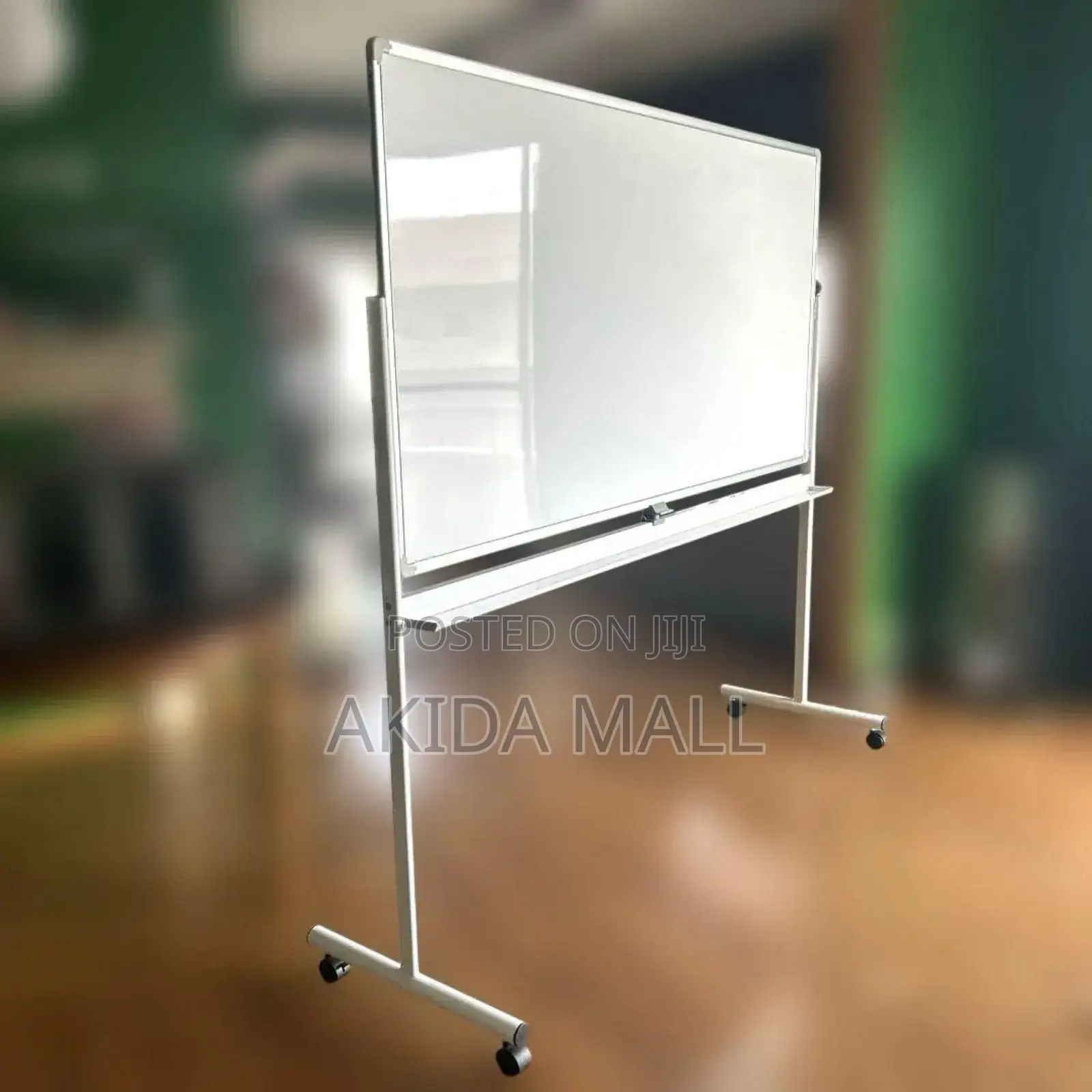 90x150cm Dry Erase Magnetic Whiteboard With Wheeled Stand