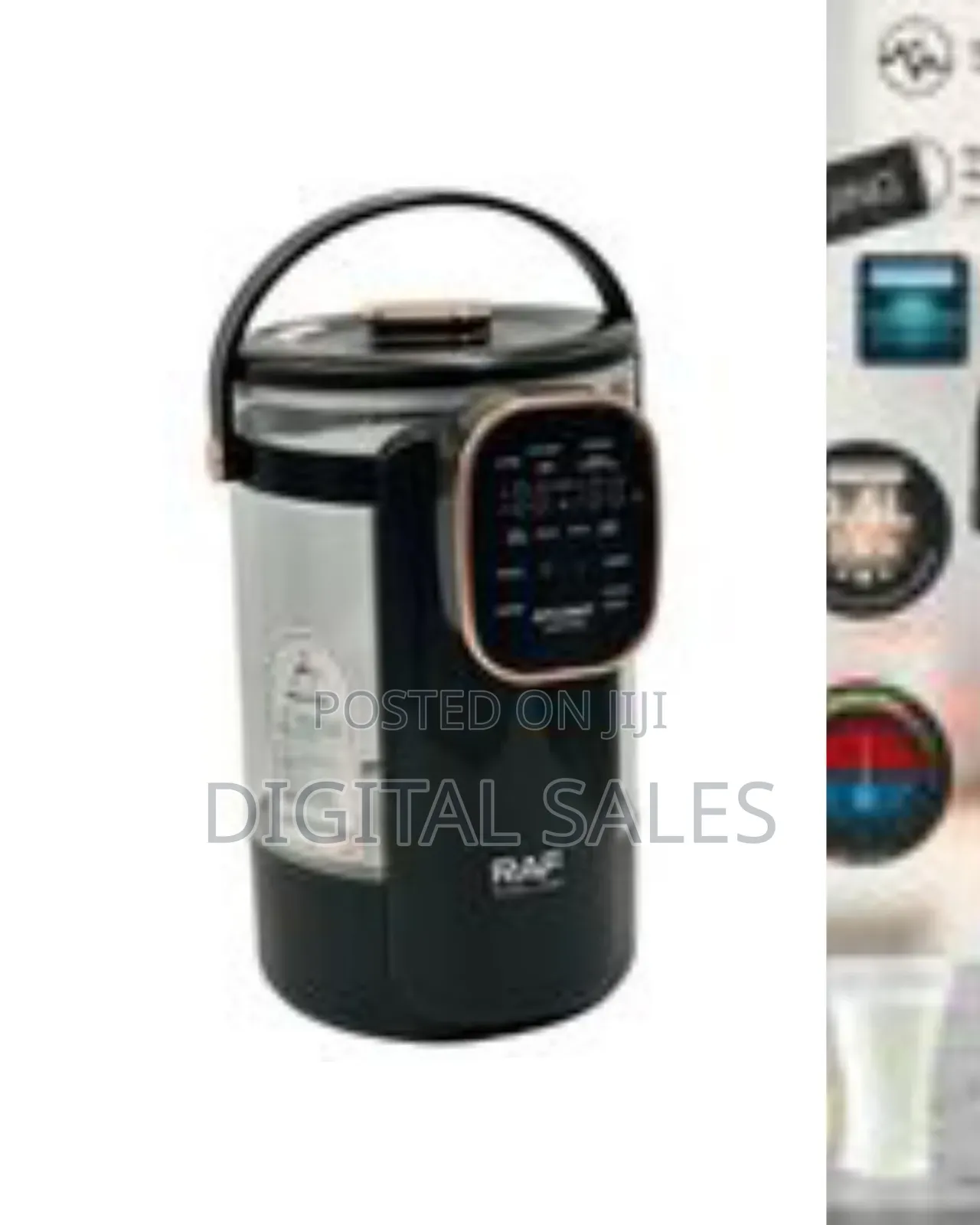 Raf 1000w 3.5l Borosillicate Window Glass Electric Kettle
