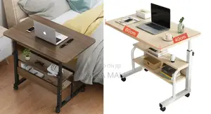 Height Adjusted Movable Computer/Laptop Bedside Desk WTH Bottom Storag