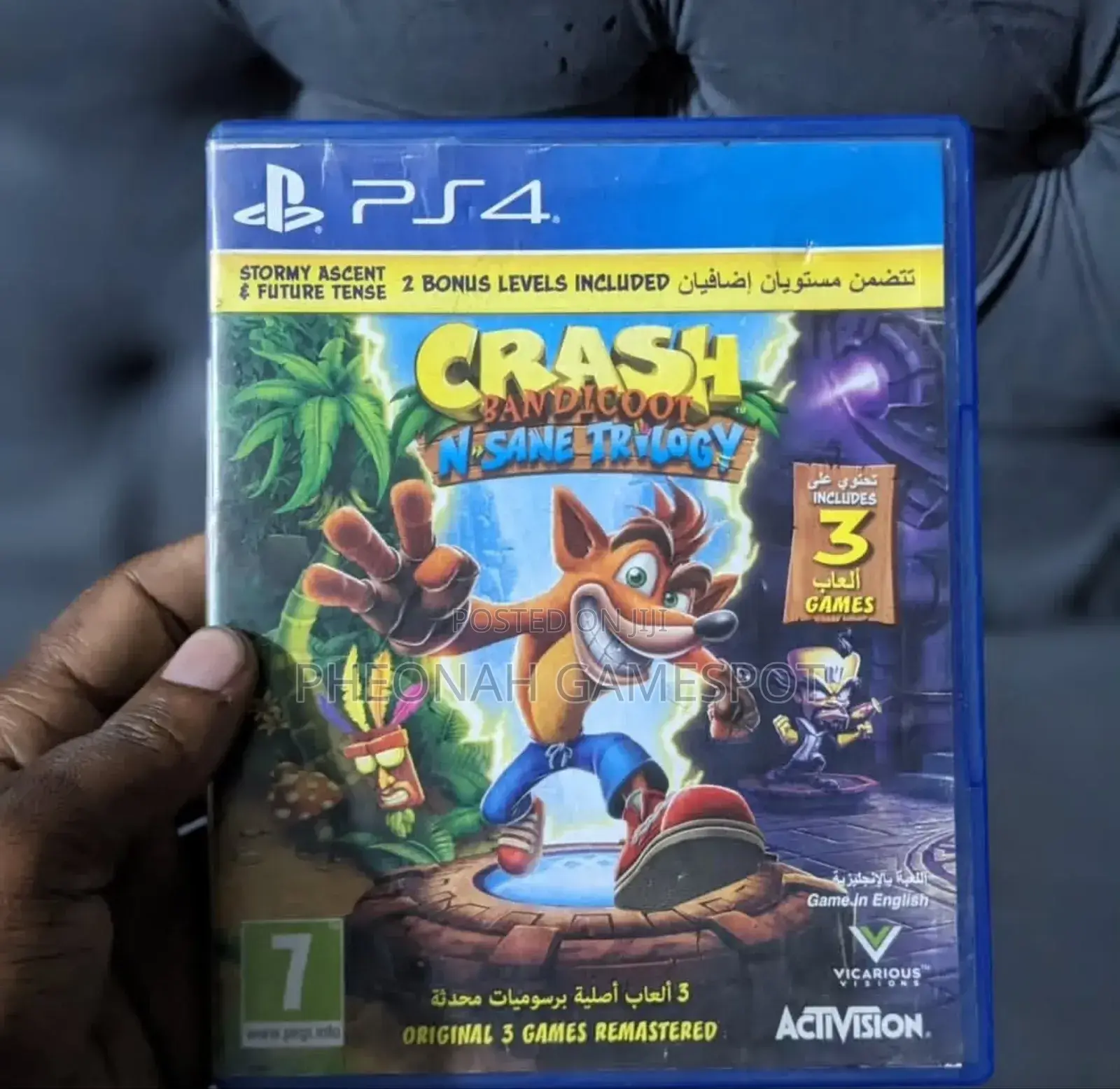 Crash Bandicoot Kids Game for Ps4