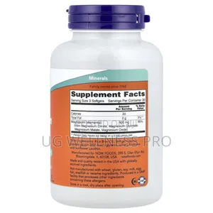 Now Foods, Magnesium Citrate, 90 Softgels (133 Mg Per Softgel)