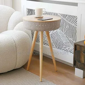 Louis Donné Smart End Table With Bluetooth Speakers