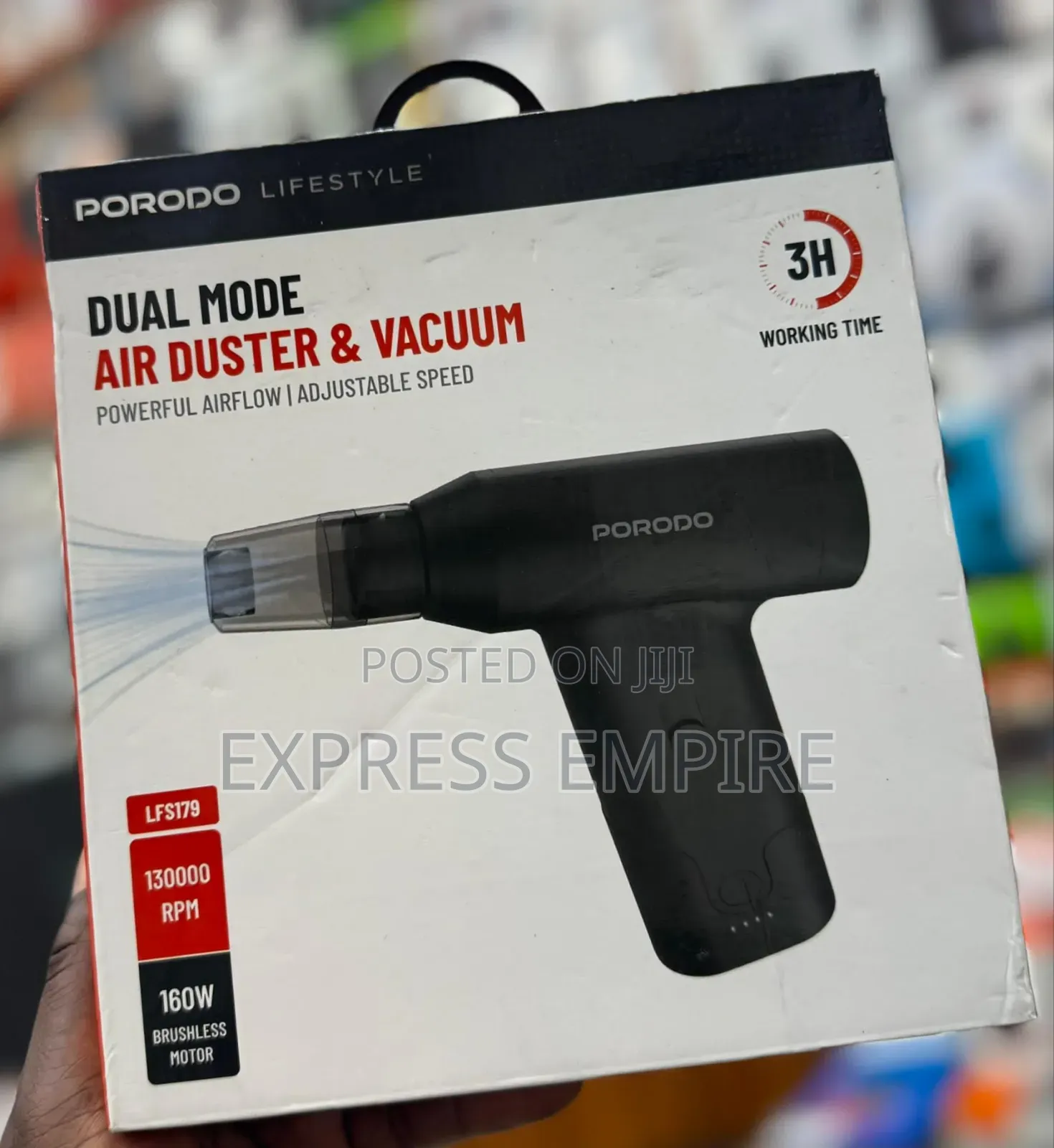 Porodo Dual Mode Air Duster and Vacuum