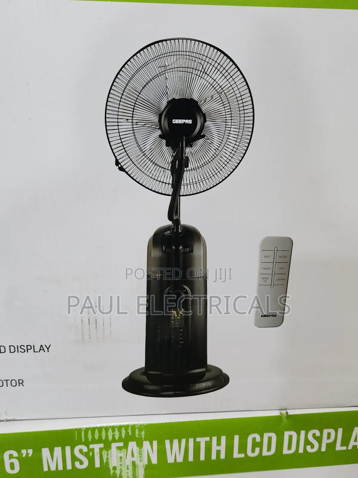 Geepas Mist Fan 16inch