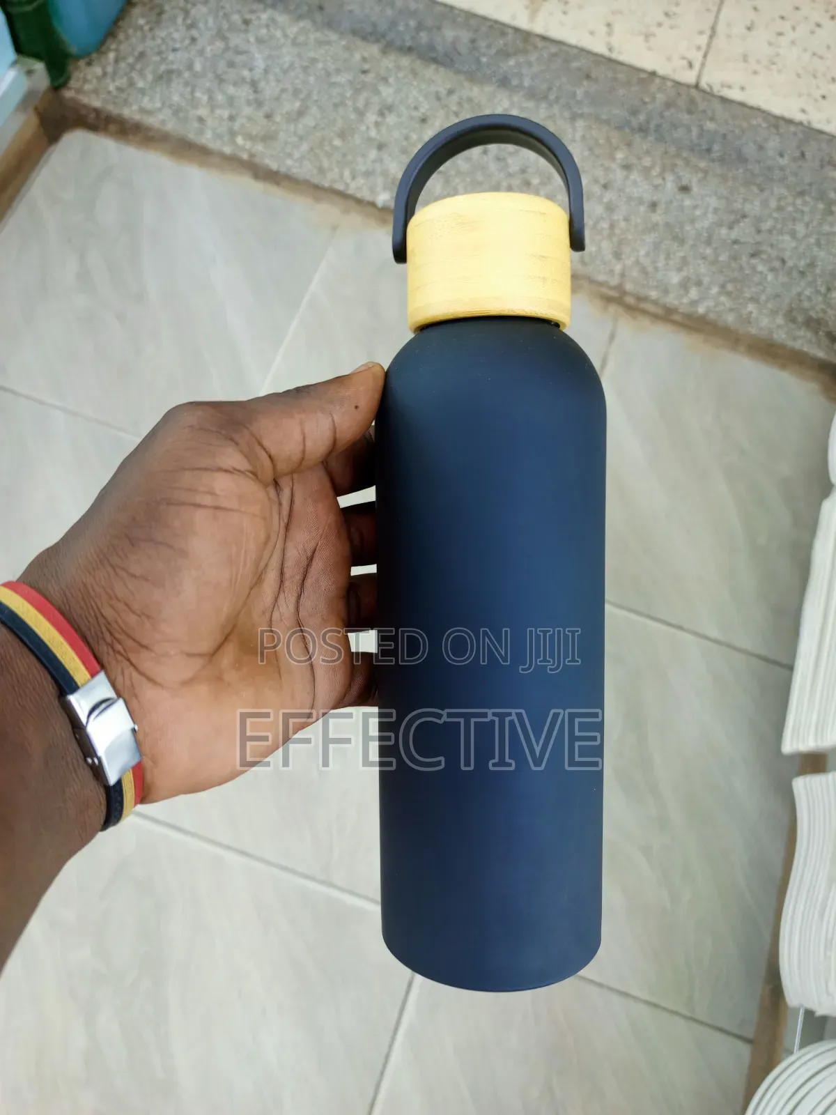 Stainless Steel Vacuum Flask With a Matte Finish