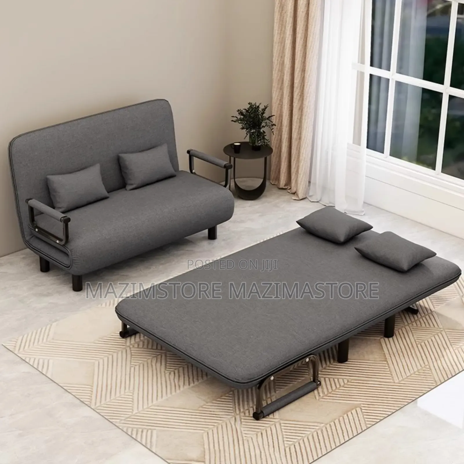Convertible Sofa Bed Foldable Sofa Chair Bed With Armrest