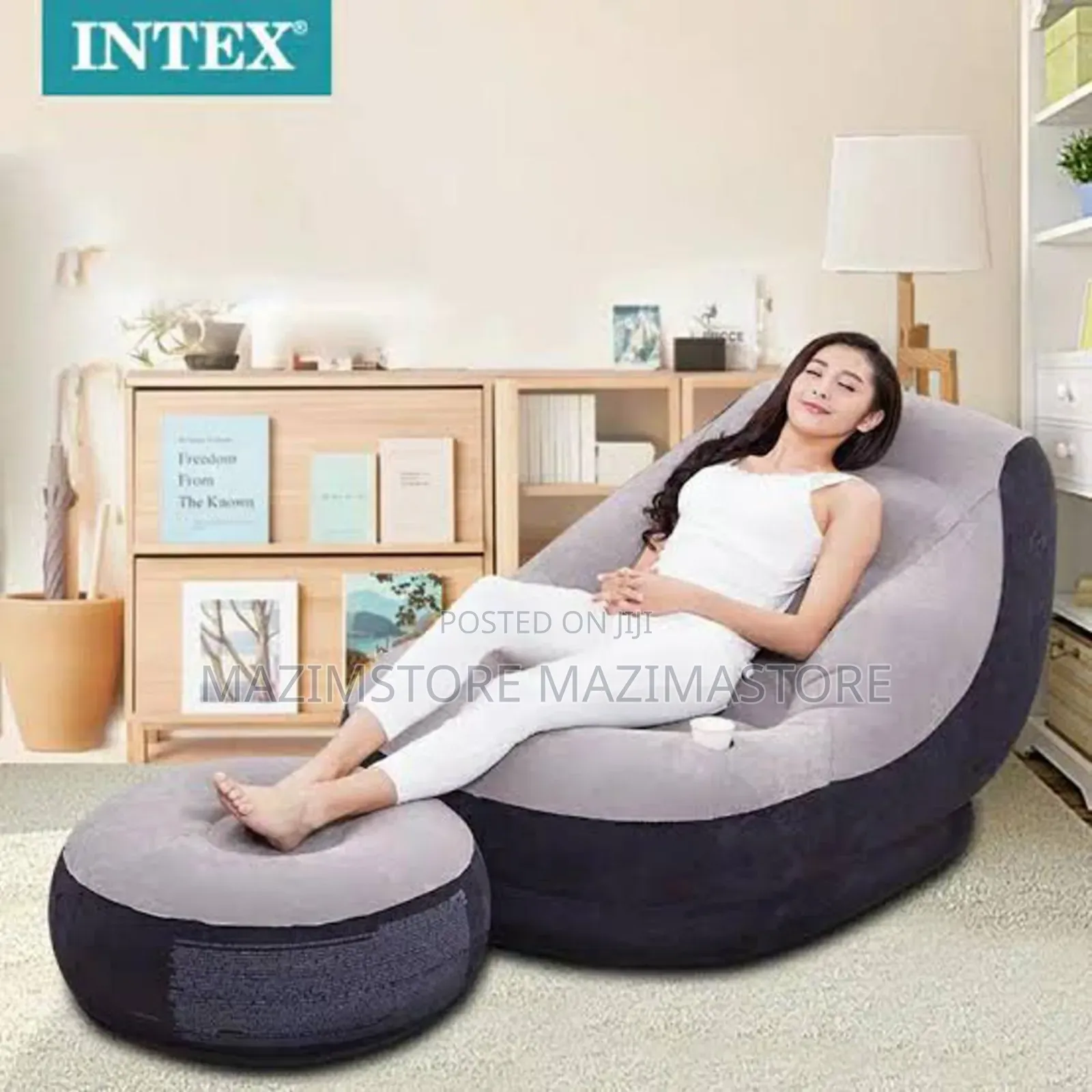 Intex Inflatable Air Sofa With Electric Pump