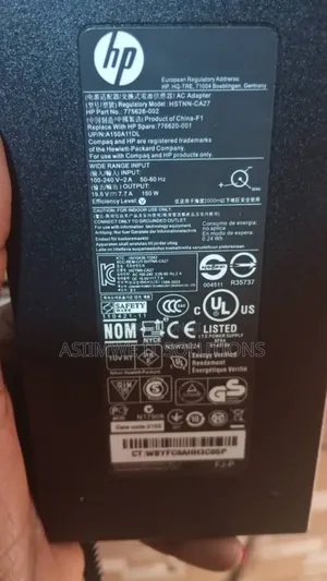 Hp 7.7a 150w Small Pin Laptop Charger/Power Adapter.