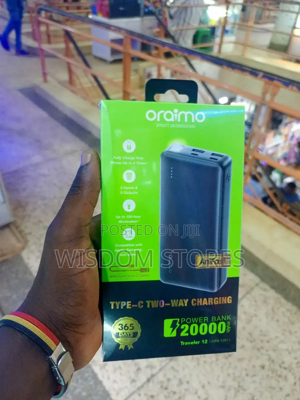 Oraimo 20000mah Power Bank.