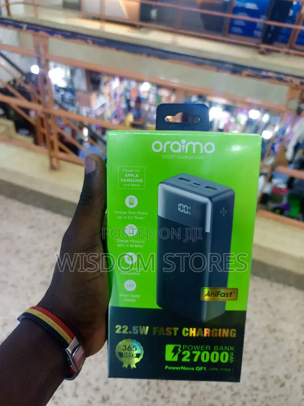 Oraimo Powernova Qf1 27000mah Power Bank.