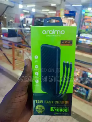 Oraimo Slice Link 10000mah 12w Power Bank.