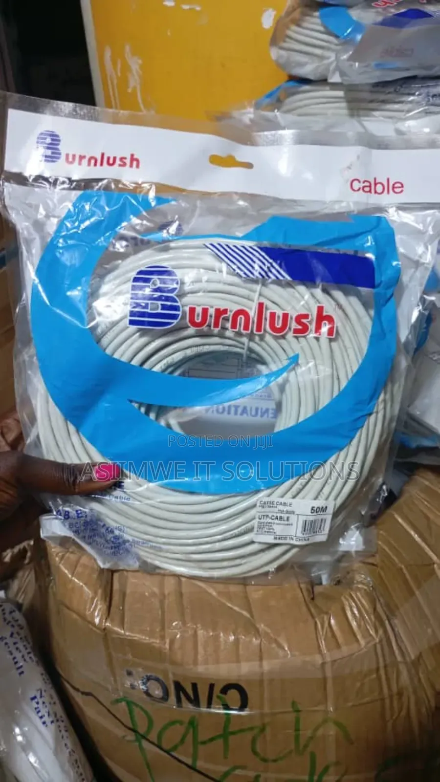 Burnlush Cat 6 Utp Ethernet Cable.