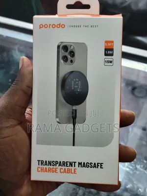 Porodo Transparent Magsafe Charge Cable.