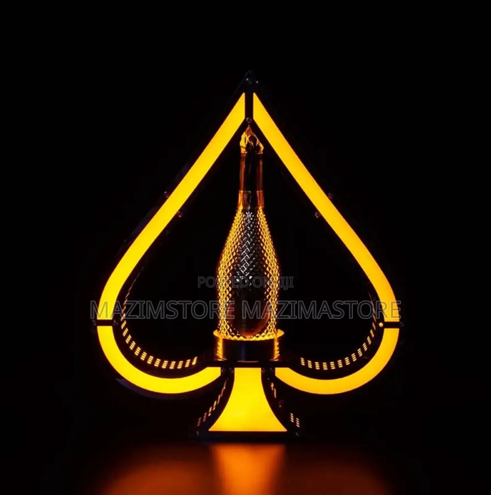 Wine Bottle Glorifier and Bottle Holder With Led Lights