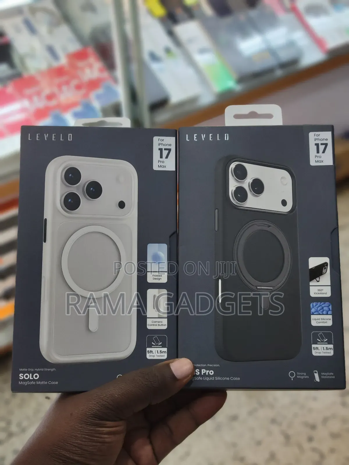 Levelo Solo Matte Magsafe Cases