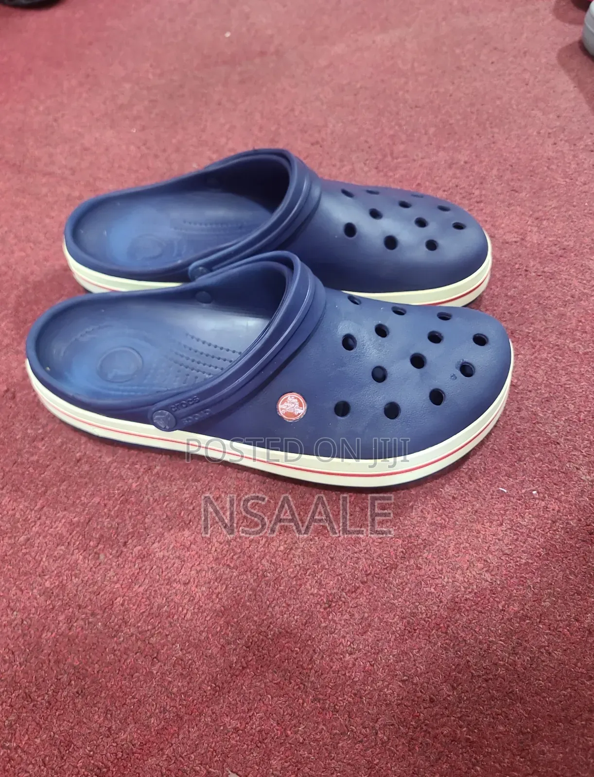 Navy Blue Crocs