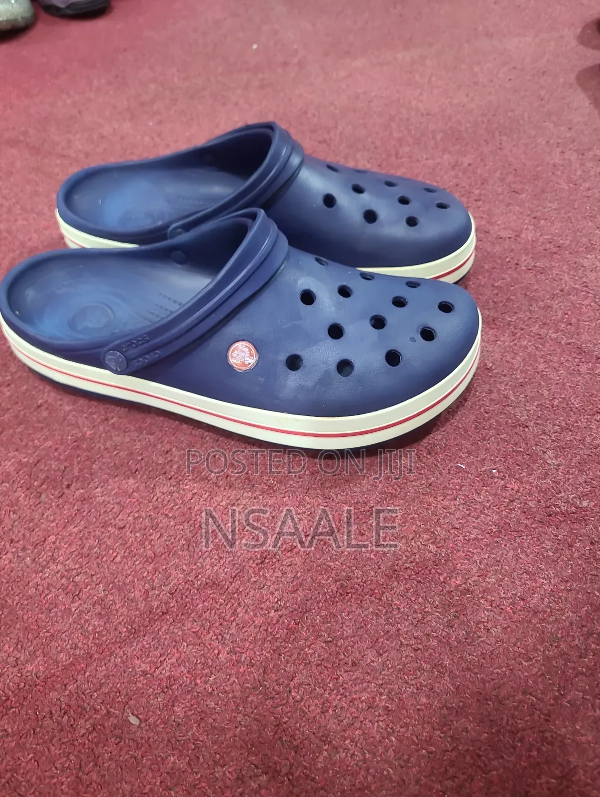 Navy Blue Crocs